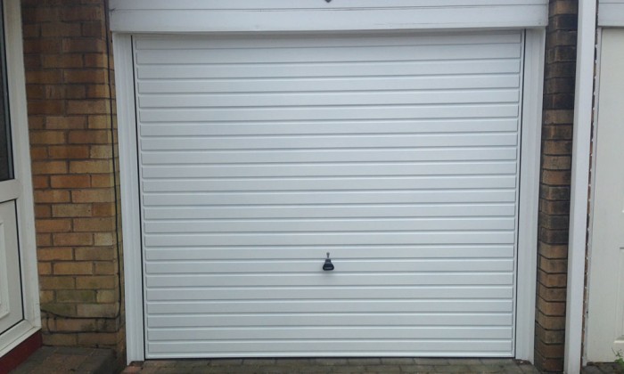 canopy garage door white